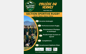 Ouverture section Sportive Rugby - Septembre 2022
